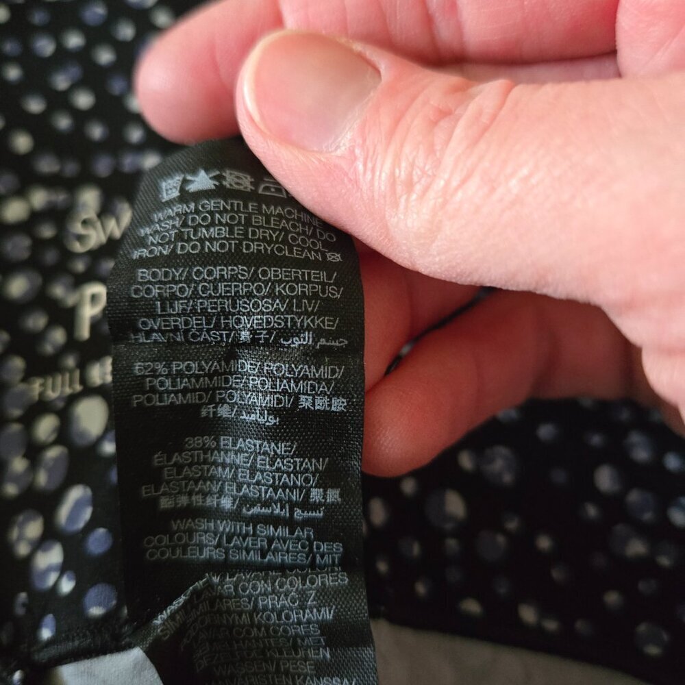 Sweaty Betty Power 7/8 High Waisted Leggings Blue Celestial Dot L - Picture 5 of 5